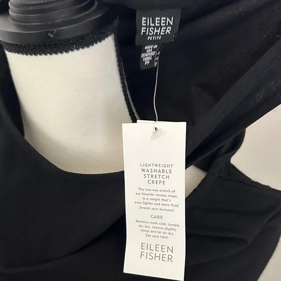 Eileen Fisher Black Maxi Dress - Picture 9 of 10